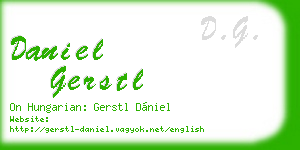 daniel gerstl business card